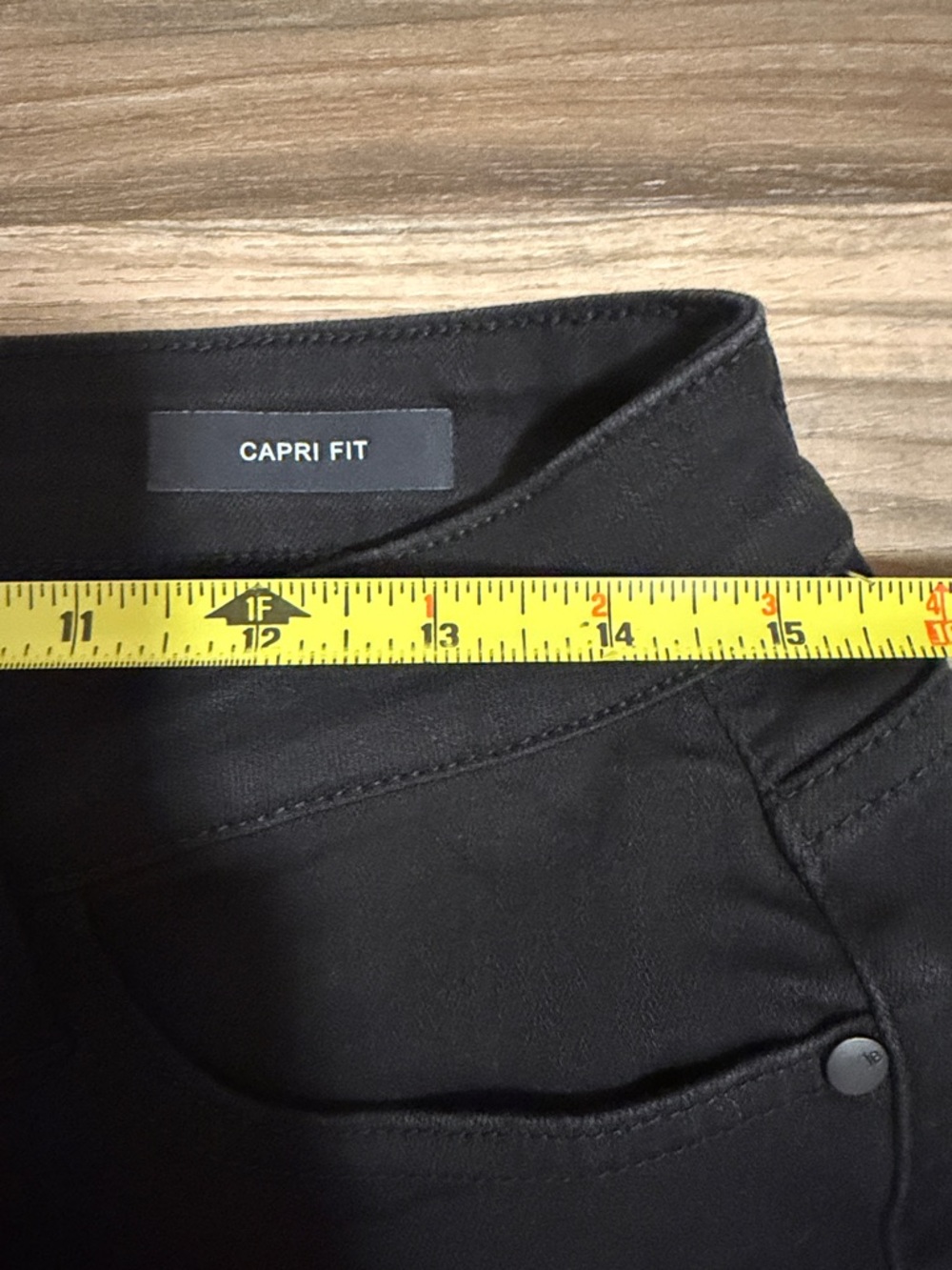 Judy Blue Capri Fit Denim Jeans Black Women's Size 9/29 Cotton Blend Stretch - Picture 6 of 9